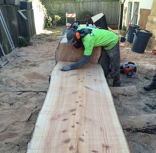 Onsite Wood Milling