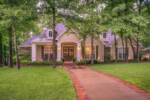 Elegant Home Amidst Greenery