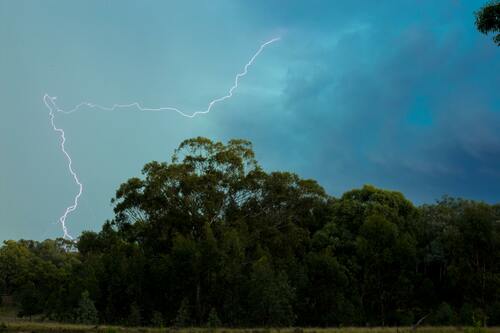 lightning storm