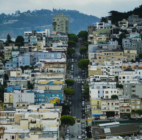 Aerial View of San Francisco's Urban Landscape