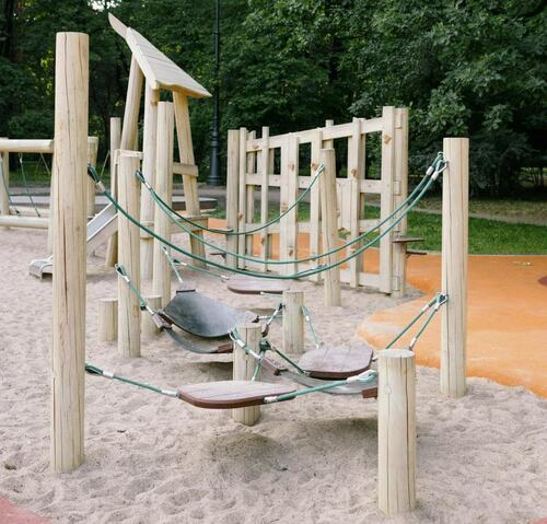 Durable Wooden Playground Equipment