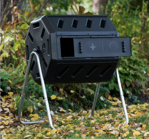 Efficient Tumbling Composter for Home Gardens