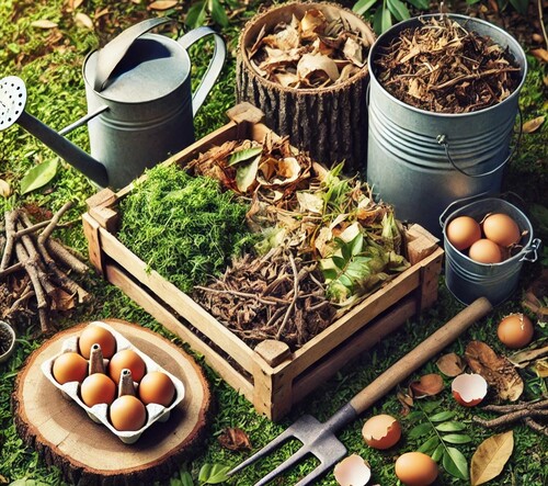 Materials for Starting a Simple Compost Pile