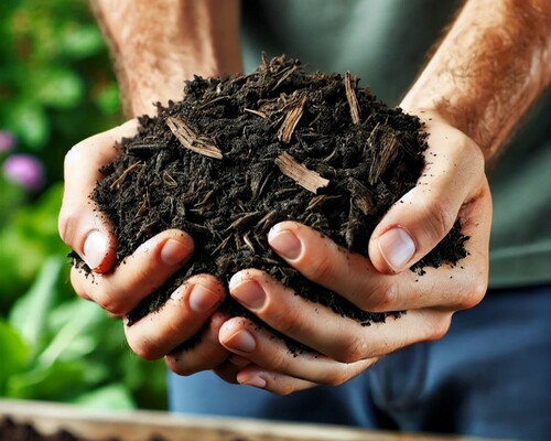 Finished Compost Ready for Garden Use