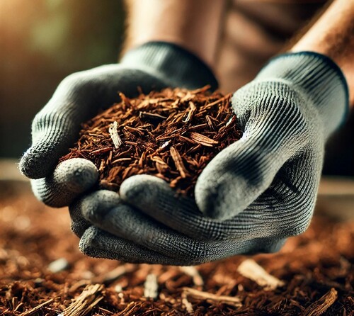 Gardener Holding Mulch Close-Up | Arborist Now