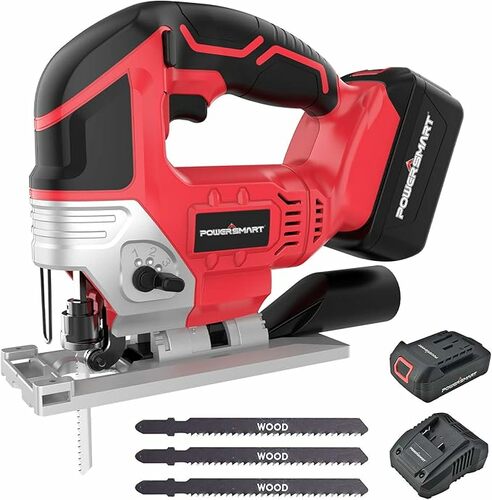 PowerSmart Cordless Jigsaw with Blades