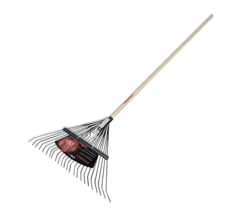 Lightweight Leaf Rake with Flexible Tines