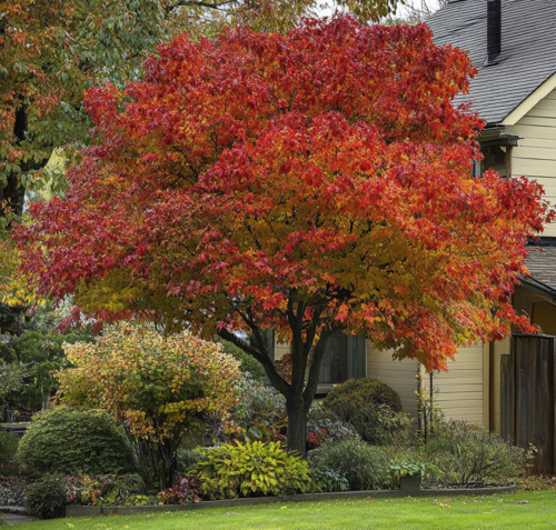 Japanese Maple in Fall Glory