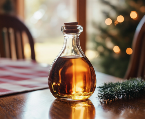 Balsam Fir Syrup in Glass Bottle