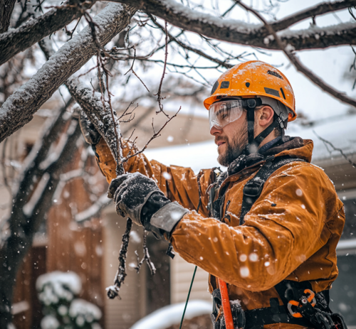 Winter Tree Pruning in Action