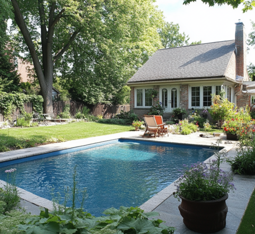 Enhancing Backyard Landscapes with Trees and Pools