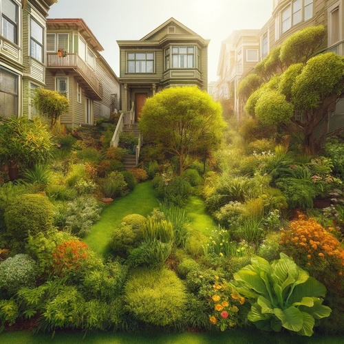 Urban Oasis: Victorian Charm Meets Lush Landscaping