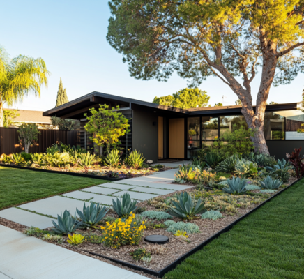 Inspirations for a Midcentury Landscape Design