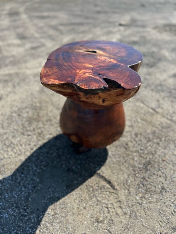 Black Acacia Chess Table