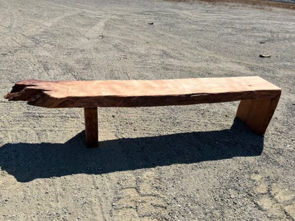 Redwood Old Growth Waterall Bench - Image 6