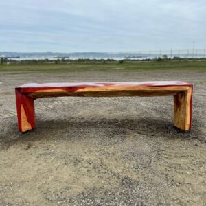 Redwood U Bench