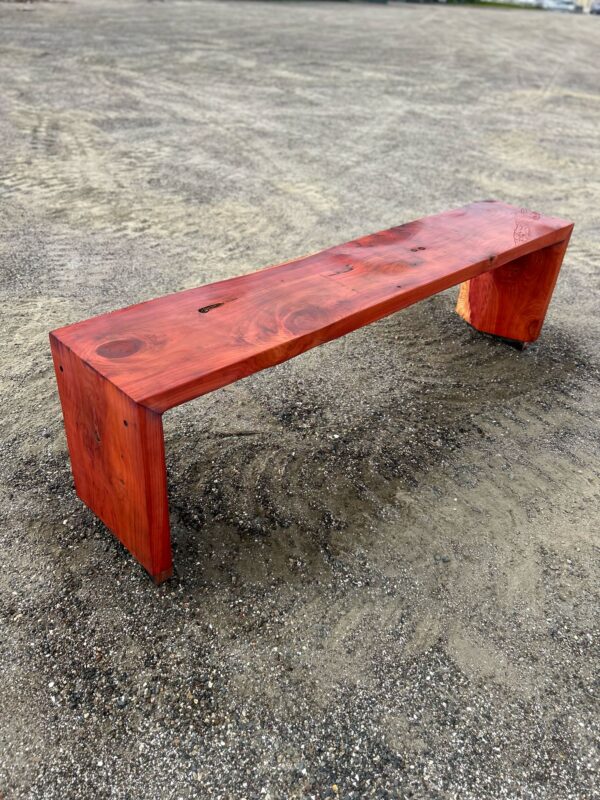 Redwood U Bench - Image 7
